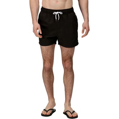 (XXL, Black) Regatta Mens Mawson II Elasticated Waist Swim Swimming Surf Trunks (XXL, Black) Regatta Mens Mawson II Elasticated Waist Swim Swimming Surf Trunks