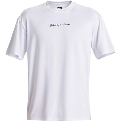 Quiksilver Mens DNA Rushed Logo Short Sleeves UPF 50 Surf T-shirt Rash Vest Quiksilver Mens DNA Rushed Logo Short Sleeves UPF 50 Surf T-shirt Rash Vest