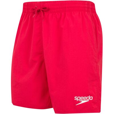 (XL, Red) Speedo Mens Essentials 16 Swim Shorts (XL, Red) Speedo Mens Essentials 16 Swim Shorts