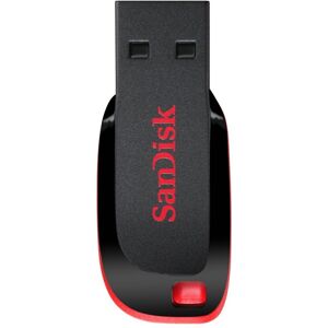 SanDisk Cruzer Blade USB Flash Drive 64 GB - USB Type-A 2.0 - Black, Red SanDisk Cruzer Blade USB Flash Drive 64 GB - USB Type-A 2.0 - Black, Red