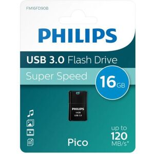 Philips USB 3.0 Pico Edition Flash Drive 16GB - Black Philips USB 3.0 Pico Edition Flash Drive 16GB - Black