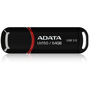 ADATA 64GB DashDrive UV150 USB flash drive USB Type-A 3.2 Gen 1 (3.1 Gen 1) Blac ADATA 64GB DashDrive UV150 USB flash drive USB Type-A 3.2 Gen 1 (3.1 Gen 1) Blac
