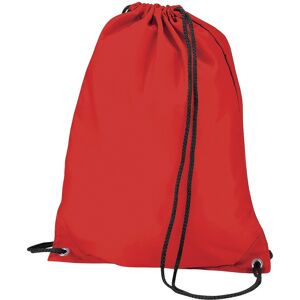(One Size, Red) BagBase Budget Water Resistant Sports Gymsac Drawstring Bag (11L (One Size, Red) BagBase Budget Water Resistant Sports Gymsac Drawstring Bag (11L