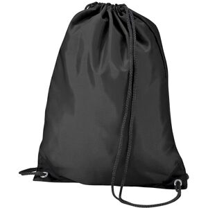 (One Size, Black) BagBase Budget Water Resistant Sports Gymsac Drawstring Bag (1 (One Size, Black) BagBase Budget Water Resistant Sports Gymsac Drawstring Bag (1