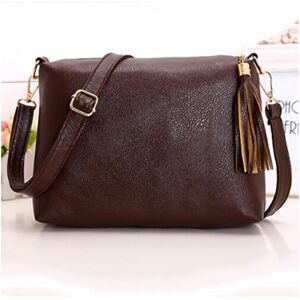 Unbranded (Brown) Women Fashion Cross Body Bag Shoulder Diagonal BagTassel Handbag Unbranded (Brown) Women Fashion Cross Body Bag Shoulder Diagonal BagTassel Handbag
