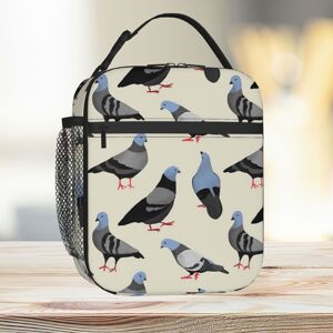 Famgem Lunch Bag Design 33 - The Pigeons Tote Insulated Cooler Kids School Travel Famgem Lunch Bag Design 33 - The Pigeons Tote Insulated Cooler Kids School Travel