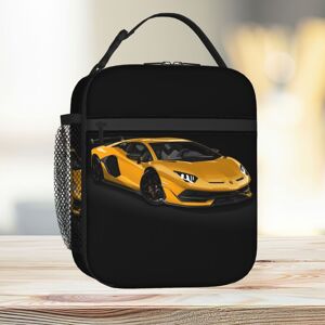 Famgem Lunch Bag Lamborghini Aventador SVJ Tote Insulated Cooler Kids School Travel Famgem Lunch Bag Lamborghini Aventador SVJ Tote Insulated Cooler Kids School Travel