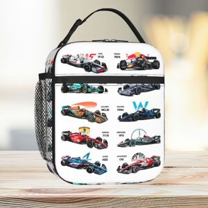 Famgem Lunch Bag F1 All Cars 2022 Tote Insulated Cooler Kids School Travel Famgem Lunch Bag F1 All Cars 2022 Tote Insulated Cooler Kids School Travel