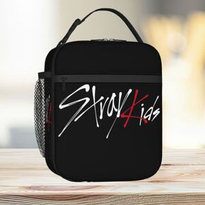 Famgem Lunch Bag Stray Kids Logo Tote Insulated Cooler Kids School Travel Famgem Lunch Bag Stray Kids Logo Tote Insulated Cooler Kids School Travel
