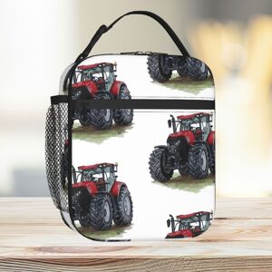 Famgem Lunch Bag Big Red Tractor Tote Insulated Cooler Kids School Travel Famgem Lunch Bag Big Red Tractor Tote Insulated Cooler Kids School Travel