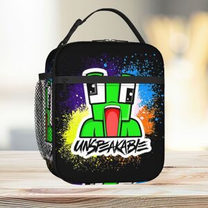 Famgem Lunch Bag Youtube Play Funny Unspeak.able Tote Insulated Cooler Kids School Trav Famgem Lunch Bag Youtube Play Funny Unspeak.able Tote Insulated Cooler Kids School Trav