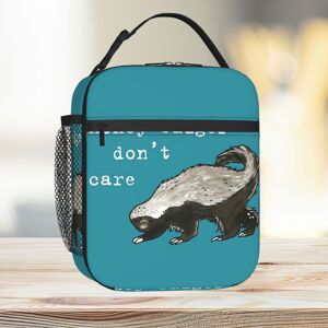 Famgem Lunch Bag Honey Badger Dont Care - Animal Series Tote Insulated Cooler Kids Scho Famgem Lunch Bag Honey Badger Dont Care - Animal Series Tote Insulated Cooler Kids Scho