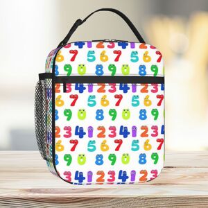 Famgem Lunch Bag Cbeebies Numberjacks Artwork Tote Insulated Cooler Kids School Travel Famgem Lunch Bag Cbeebies Numberjacks Artwork Tote Insulated Cooler Kids School Travel