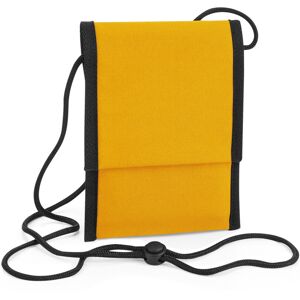 (One Size, Mustard Yellow) Bagbase Unisex Adult Recycled Crossbody Bag (One Size, Mustard Yellow) Bagbase Unisex Adult Recycled Crossbody Bag