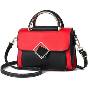 Unbranded (Black & Red) Women's Convertible Handbag Shoulder bag PU Leather Quality Bag Unbranded (Black & Red) Women's Convertible Handbag Shoulder bag PU Leather Quality Bag