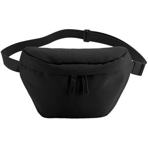 (One Size, Black) Bagbase Simplicity Waist Bag (One Size, Black) Bagbase Simplicity Waist Bag