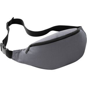(One Size, Graphite Grey) Bagbase Waist Bag (One Size, Graphite Grey) Bagbase Waist Bag