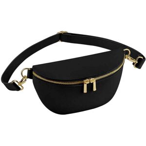 (One Size, Black) Bagbase Boutique Waist Bag (One Size, Black) Bagbase Boutique Waist Bag