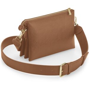 (One Size, Tan) Bagbase Womens/Ladies Boutique Soft Touch Crossbody Bag (One Size, Tan) Bagbase Womens/Ladies Boutique Soft Touch Crossbody Bag