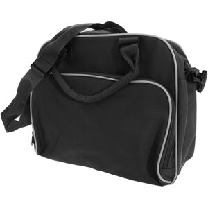 (One Size, Black/White) Bagbase Compact Junior Dance Messenger Bag (15 Litres) (One Size, Black/White) Bagbase Compact Junior Dance Messenger Bag (15 Litres)