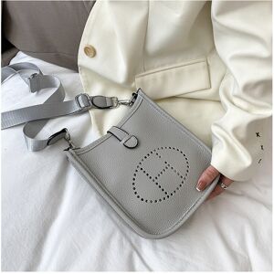 Unbranded (Grey) Solid color letter small square bag off-road bag Unbranded (Grey) Solid color letter small square bag off-road bag