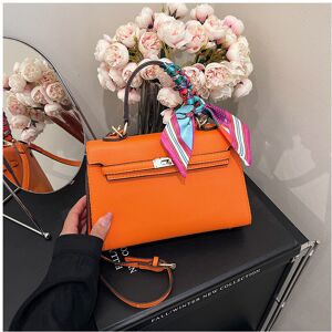 Unbranded (Orange) Mini Kelly bag shoulder crossbody handbag Unbranded (Orange) Mini Kelly bag shoulder crossbody handbag