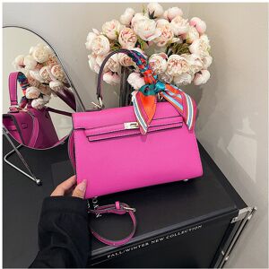 Unbranded (Rose red) Mini Kelly bag shoulder crossbody handbag Unbranded (Rose red) Mini Kelly bag shoulder crossbody handbag