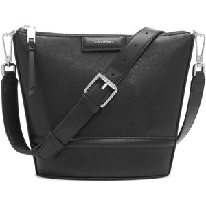 Calvin Klein Ash North/South Crossbody Black/Silver Calvin Klein Ash North/South Crossbody Black/Silver