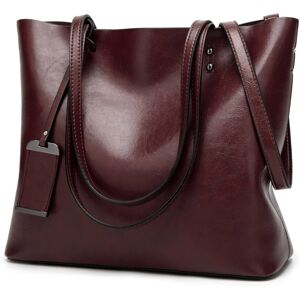 Unbranded (coffee) Elegant Women Leather Handbag Versatile Tote Shoulder And Crossbody Bag Unbranded (coffee) Elegant Women Leather Handbag Versatile Tote Shoulder And Crossbody Bag