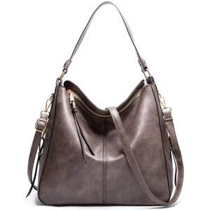 Unbranded (grey) Women's PU Leather Tote Large-Capacity Handbag & Shoulder Bag Unbranded (grey) Women's PU Leather Tote Large-Capacity Handbag & Shoulder Bag