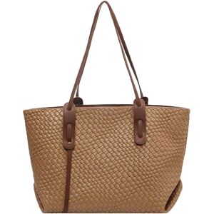 Unbranded (Khaki) Woven Shoulder Bag Beach Shoulder Tote Bag,Large Capacity Travel Pouch Unbranded (Khaki) Woven Shoulder Bag Beach Shoulder Tote Bag,Large Capacity Travel Pouch