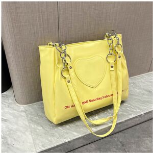 Unbranded (Yellow) Stylish Pu Tote Bag For Women Fashionable Large Handbag Capacity Unbranded (Yellow) Stylish Pu Tote Bag For Women Fashionable Large Handbag Capacity