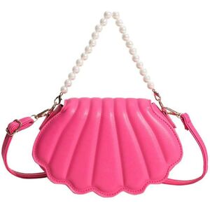 Unbranded (Hot Pink) Women Messenger Bag Pearl Chain Handbag Ladies Crossbody Bag Summer S Unbranded (Hot Pink) Women Messenger Bag Pearl Chain Handbag Ladies Crossbody Bag Summer S