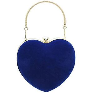 Unbranded (As show, One size) Women Wedding Clutch Bag Blue Heart Clutch Evening Bag Mini Unbranded (As show, One size) Women Wedding Clutch Bag Blue Heart Clutch Evening Bag Mini