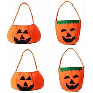 Unbranded (As show, One size) 4Pcs Halloween Trick or Treat Bag, Pumpkin Candy Tote Bucket Unbranded (As show, One size) 4Pcs Halloween Trick or Treat Bag, Pumpkin Candy Tote Bucket