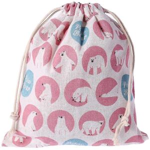 Unbranded (As show, One size) String Drawstring Cotton Linen Tote Storage Bag Organizer Fo Unbranded (As show, One size) String Drawstring Cotton Linen Tote Storage Bag Organizer Fo