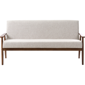 Beliani Sofa 3 Seater ESRUM Fabric Dark Brown/ Grey Beliani Sofa 3 Seater ESRUM Fabric Dark Brown/ Grey