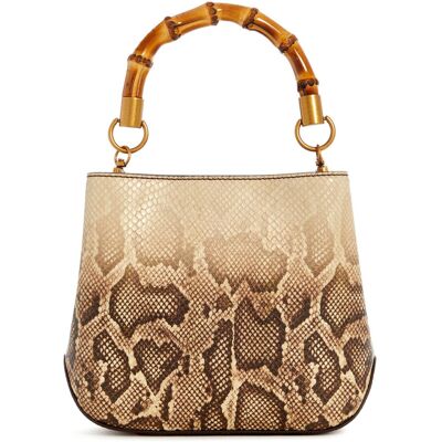 Guess Women'S Beige-Brown Snake Print Bucket Bag Ladies Purse Handbags Gift F Guess Women'S Beige-Brown Snake Print Bucket Bag Ladies Purse Handbags Gift F