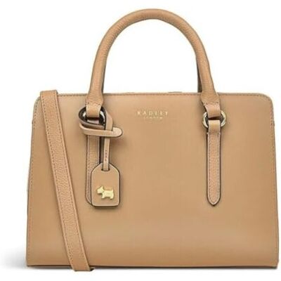 RADLEY Angel Lane Small Zip Around Leather Grab Handle Bag Biscuit (Beige) New RADLEY Angel Lane Small Zip Around Leather Grab Handle Bag Biscuit (Beige) New