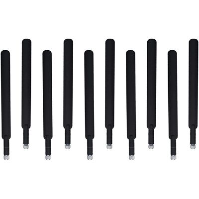 Unbranded 10x SMA Antenna 4G LTE High Gain 9DBi WiFi Antenna Dual Band(2.4GHz&5.8GHz) Omni Unbranded 10x SMA Antenna 4G LTE High Gain 9DBi WiFi Antenna Dual Band(2.4GHz&5.8GHz) Omni