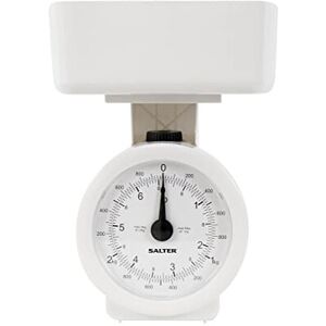 Salter 112 WHWHDR Mechanical Mini Kitchen Scale, 3kg, Analogue, No Batteries, 1L Salter 112 WHWHDR Mechanical Mini Kitchen Scale, 3kg, Analogue, No Batteries, 1L