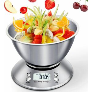 GreenZech Digital Kitchen Scale LCD Display Stainless Steel Baking High Precision Removabl GreenZech Digital Kitchen Scale LCD Display Stainless Steel Baking High Precision Removabl