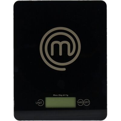 MasterChef Digital Kitchen Scale - 5kg, Tare, Tempered Glass MasterChef Digital Kitchen Scale - 5kg, Tare, Tempered Glass