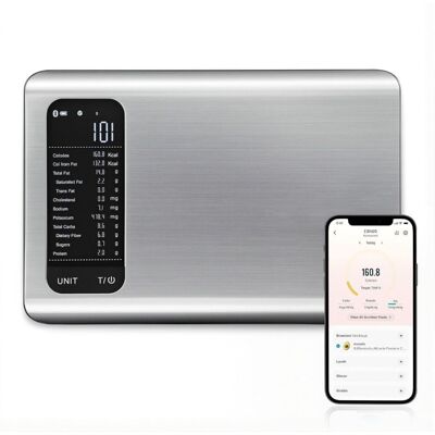 Unbranded Digital Food Nutrition Scale, Kitchen Calories Scale in Grams and Ounces, 19 Nut Unbranded Digital Food Nutrition Scale, Kitchen Calories Scale in Grams and Ounces, 19 Nut