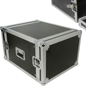 Loops 19" 8U Equipment Patch Panel Flight Case Transit Storage Handle DJ PA Mixer Box Loops 19" 8U Equipment Patch Panel Flight Case Transit Storage Handle DJ PA Mixer Box