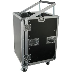 Loops 19" 16U Equipment Rack With Wheels Patch Panel Mount Case PA DJ Mixer Amp Audio Loops 19" 16U Equipment Rack With Wheels Patch Panel Mount Case PA DJ Mixer Amp Audio