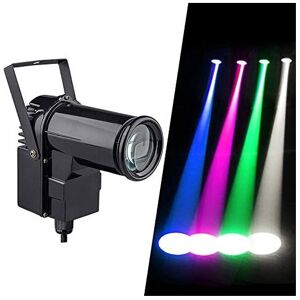 wecan Led Pinspot,DMX 12w Full Color RGBW 4IN1 Led Spot Light, Use For Mirror Ball, Wi