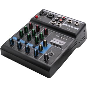 χωρίς σήμα Portable Audio Mixer Bluetooth Mixer DJ Console with Reverb Effect χωρίς σήμα Portable Audio Mixer Bluetooth Mixer DJ Console with Reverb Effect