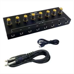 Unbranded Rechargeable 8-CH Audio Mixer Portable Outdoor Sound Mixer Unbranded Rechargeable 8-CH Audio Mixer Portable Outdoor Sound Mixer