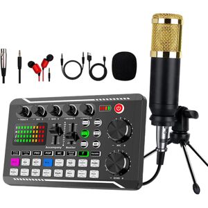 Unbranded Professional Audio Mixer with Live Sound Card, Audio Interface DJ Mixer with Sou Unbranded Professional Audio Mixer with Live Sound Card, Audio Interface DJ Mixer with Sou